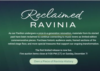 TEMP - Ravinia Festival Launches "Reclaimed Ravinia" Campaign